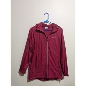 Columbia Womens Pink Switchback III Jacket Waterproof Full Zip Hooded Small